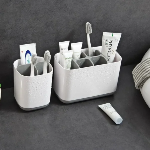 Plastic Electric Toothbrush Toothpaste Holder Detachable Bathroom Toothpaste Holder Storage Rack Bathroom Accessories 1