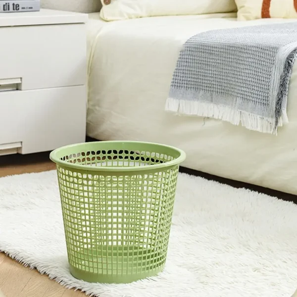 Plastics Trash Can Household Automatic Change Bag Waste Bin Keep Hands Clean Toilet Withdrawing Trash Can for Home&Kitchen 4
