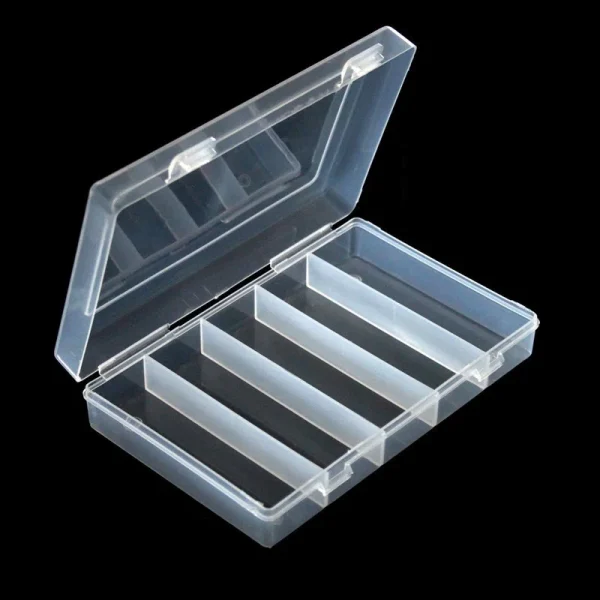 Home Storage Organization 27/30MM Clear Round Coin Cases Capsules Container Holder Storage Box Plastic For Storing Coins Bins 1