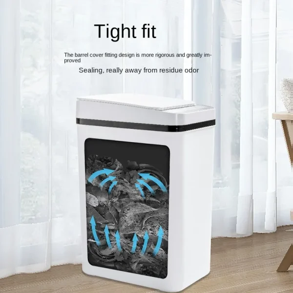 Smart Trash Can Automatic Sensor Garbage Can For Bathroom Kitchen Garbage Cube Living Room Recycle Bins Home Accessories 3