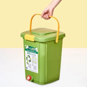 Countertop Compost Bin Practical Portable Fermentation Barrel Recycle Large Capacity for Balcony Farm Orchard Indoor Kitchen 1
