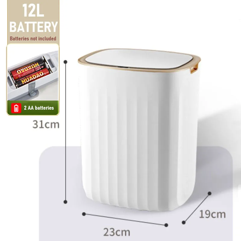 12L gold battery