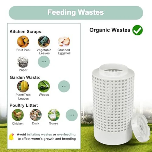 1pc Outdoor Compost Bin For Durable Inground Insect Composter Farm Compost Bin Kit For Home Raised Flower Beds For Garden 4