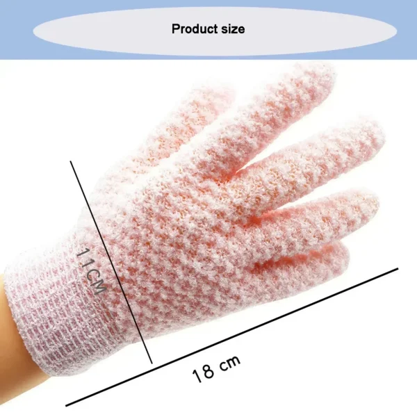1Pcs New Cleaning Bath Glove Shower Scrub Body Massage SPA Foam Rubbing Mud Peeling Exfoliating Five-Finger Bathroom Accessories 4