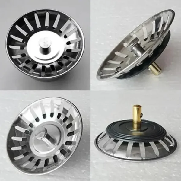 Stainless Steel Pool Bathtub Hair Catcher Stopper Bathroom Sink Strainer Waste Sink Filter Plug Kitchen Sink Accessories Tools 6