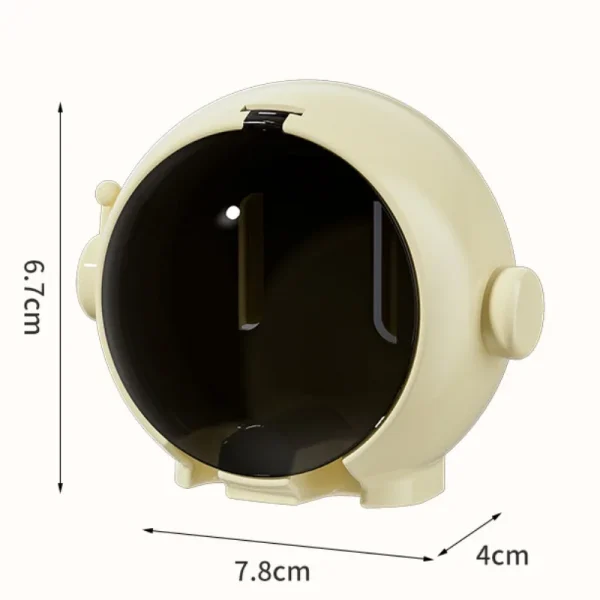 1PCS Brush Holder Cartoon Wall Mounted Non Perforated Bathroom Storage Rack Electric Toothbrush Holder Bathroom Accessories 5