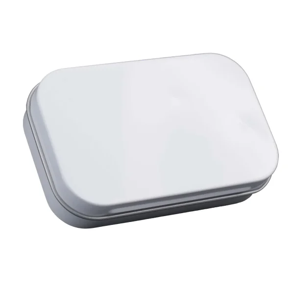 1pc Storage Box Metal Rectangular Mini Empty Tin Box Tinplate Bin Jar Flip Hinged Container 95*60*20mm Home Storage 5