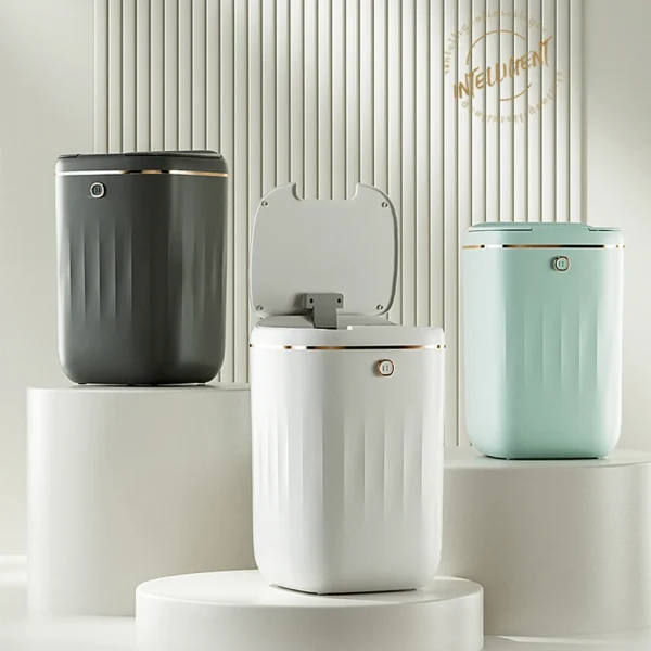Smart Trash Can 24/22/20L Automatic Sensor Garbage Bin Large Capacity Induction Trash Can For Kitchen Bathroom 6