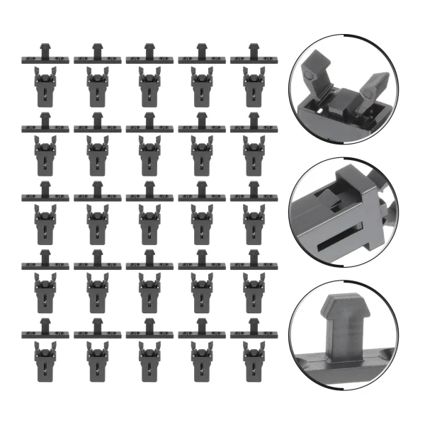 Plastic Push Buttons Trash Can Accessories Waste Bin Latches Trashcan Supplies Home Garbage Bucket Locks Spring Clips Household 1