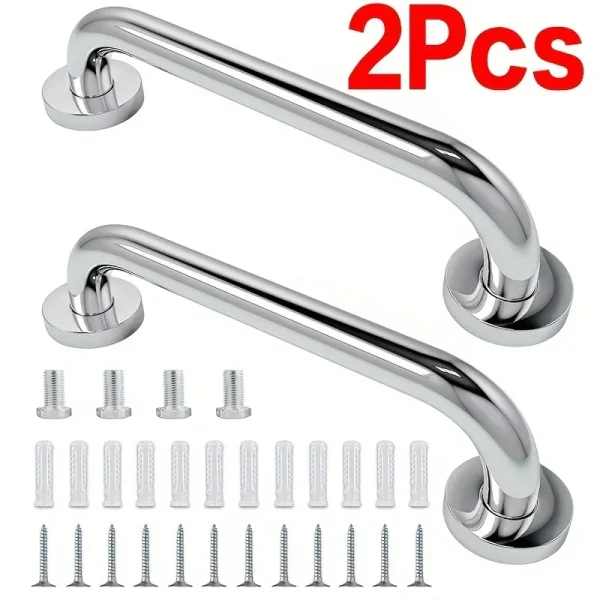 304 Stainless Steel Handrails, Accessible Bathroom, Bathroom, Safety Bathroom Handrails, Disabled Elderly Bathroom Handrails 5