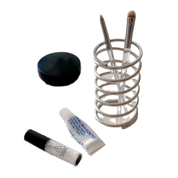 Stainless Steel Toothbrush Holder Metal Bathroom Accessories Tool for Toothpaste Makeup Brush Storage Rack Home Decoration 6