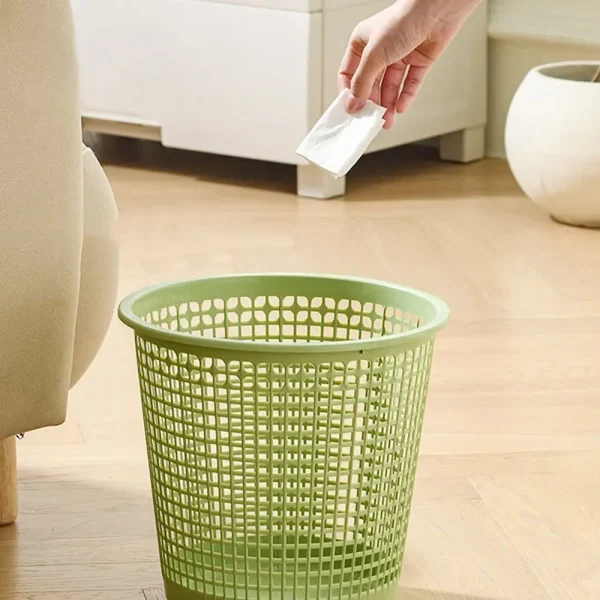 Plastics Trash Can Household Automatic Change Bag Waste Bin Keep Hands Clean Toilet Withdrawing Trash Can for Home&Kitchen 2
