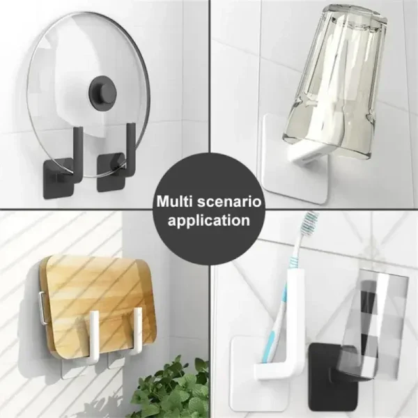 Paper Towel Holder Kitchen Wall Hook Toilet Paper Holder Bathroom StorageToilet Paper Stand Toilet Accessories Bathroom Shelves 5
