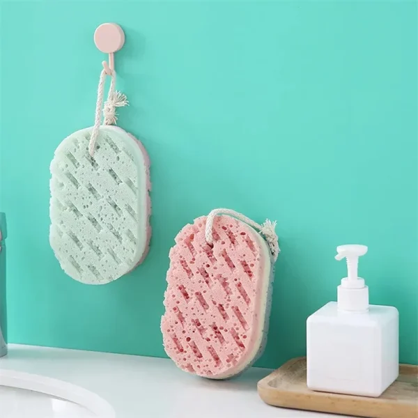 1PC Sponge Bath Ball Body Wash Exfoliating Massage Brush Scrub Body Brush Sponge Bathroom Accessories. 3
