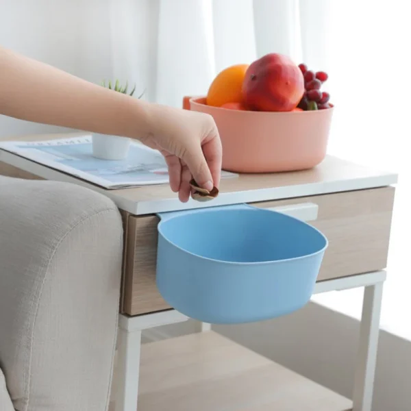 Hanging Kitchen Waste Bin Large-Capacity European-Style Cabinet Garbage Can Holder Trash Container Plastic Storage Box 3