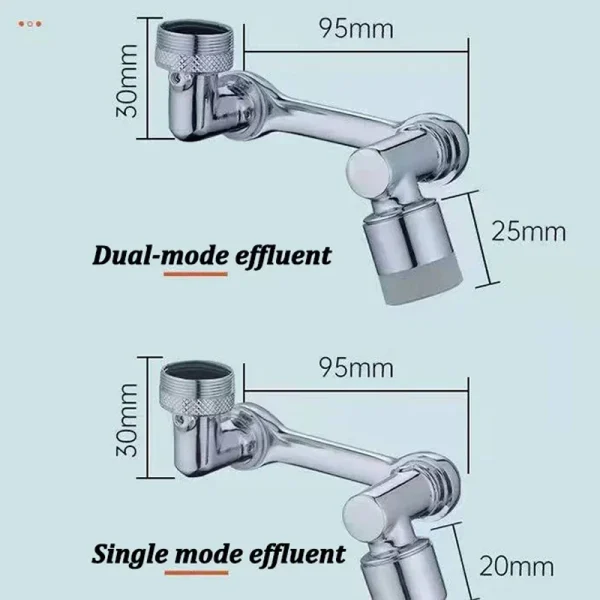 Household Washbasin Washbasin Alloy Mechanical Arm Washbasin Multi-functional Vientiane Faucet Bathroom Accessories 5