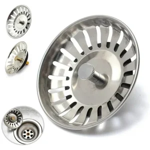 Stainless Steel Pool Bathtub Hair Catcher Stopper Bathroom Sink Strainer Waste Sink Filter Plug Kitchen Sink Accessories Tools 1