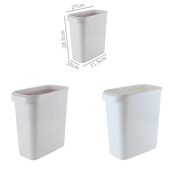 High Quality Waste Bin Trash Can Trash Office Bathroom Kitchen Trash Box Living Room Bedroom Waste Bin 1