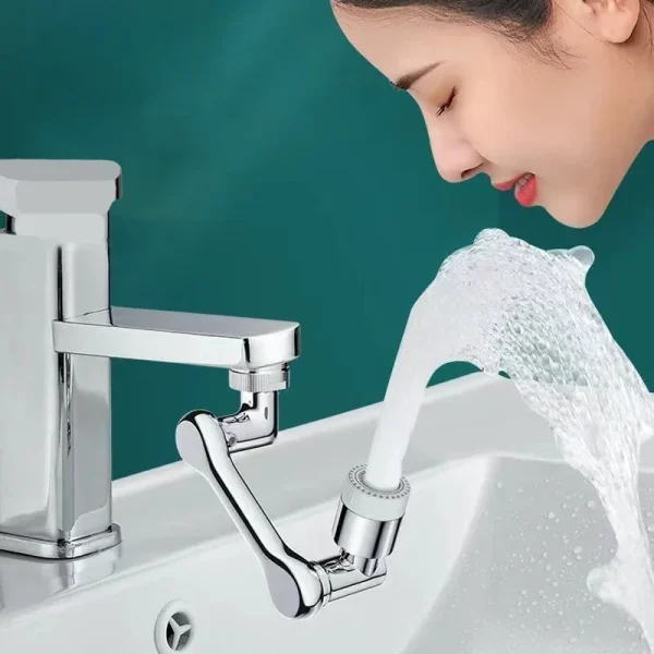 Household Washbasin Washbasin Alloy Mechanical Arm Washbasin Multi-functional Vientiane Faucet Bathroom Accessories 1