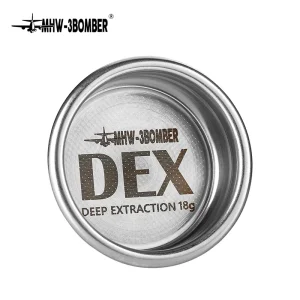 MHW-3BOMBER DEX Precise 58.5mm Espresso Coffee Filter Baskets with Espresso Puck Screen Fit 58mm Portafilter Barista Accessories 1