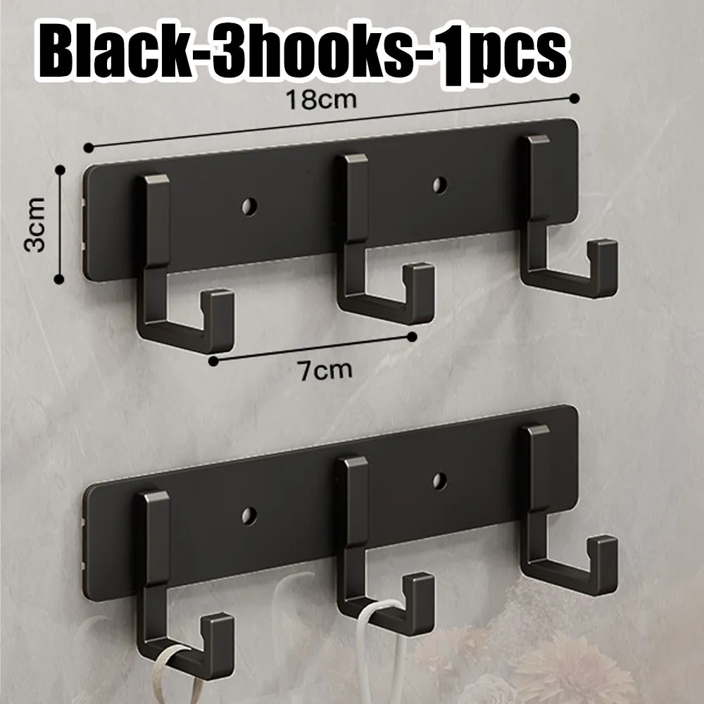 Black-3hooks-1pcs