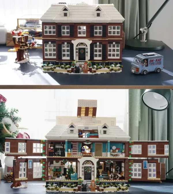 3955 PCS Home Alone House Model Building  Blocks mattoni giocattolo educativo per ragazzo bambini regali di compleanno di natale 4