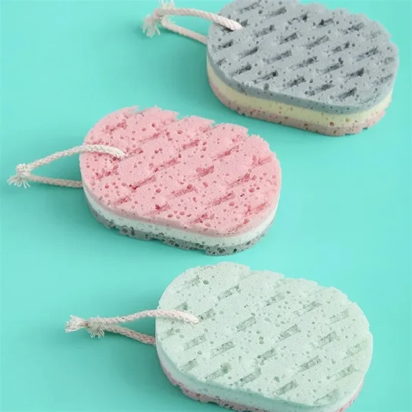 1PC Sponge Bath Ball Body Wash Exfoliating Massage Brush Scrub Body Brush Sponge Bathroom Accessories. 4