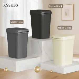 Foot Pedal Trash Can Waterproof Bathroom Waste Bins with Lid For Bathroom Kitchen Toilet Wastebasket Smart Home 1
