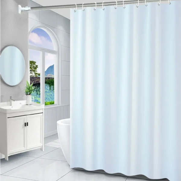 PEVA Shower Curtain Waterproof Home Bathroom Bathtub Bathing Cover 180/200cm Moden Curtain Home Decorative Bathroom Bath Curtain 2