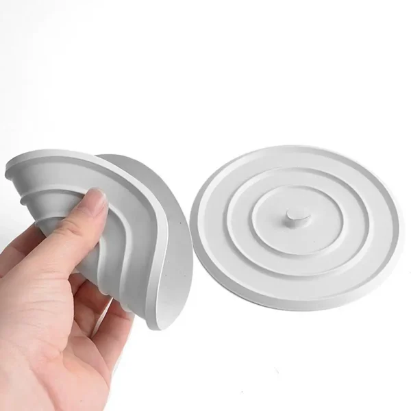 Large Silicone Bathtub Stopper Leakage-proof Drain Cover Sink Hair Stopper Tub Flat Plug Stopper Bathroom Accessories 11cm 4.3" 1