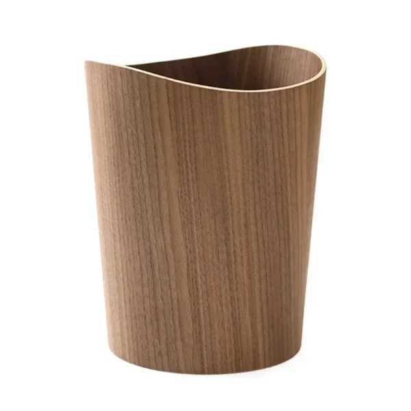 Creative Storage Wooden Trash Can Home Bucket Garbage Bin Hotel Living Room Office Wastebasket Cans Nordic Recycling Bin 4