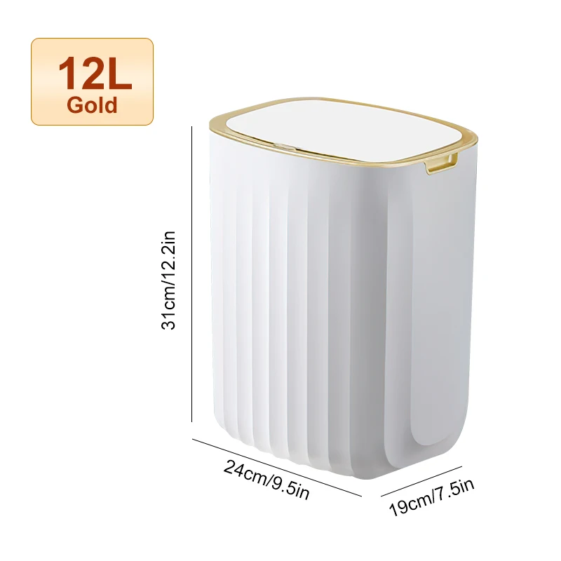 12L gold battery