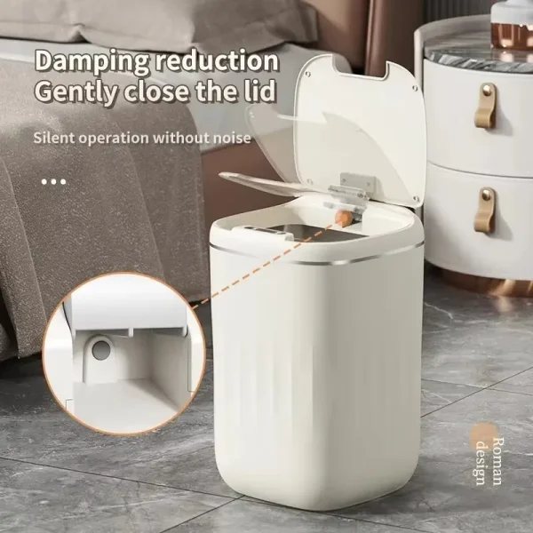 20L Sensor Electric Trash Can Smart Trash Bin with UV Light Automatic Kitchen Bathroom Toilet Garbage Wastebasket Cleaning Tools 3