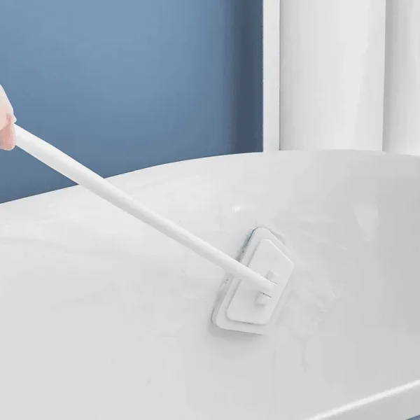 Cleaning Brushes  Bathroom Accessories Wall Cleaning Sponge Hanging Long Handle Removable Floor Bathtub Home Household 5