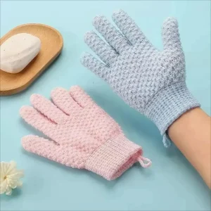 1Pcs New Cleaning Bath Glove Shower Scrub Body Massage SPA Foam Rubbing Mud Peeling Exfoliating Five-Finger Bathroom Accessories 1