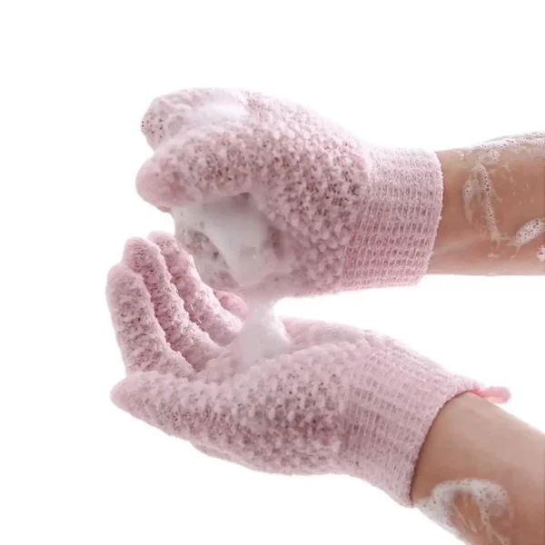 1Pcs New Cleaning Bath Glove Shower Scrub Body Massage SPA Foam Rubbing Mud Peeling Exfoliating Five-Finger Bathroom Accessories 6