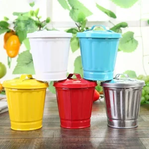 Trash Can Garbage Truck Cans Curbside Vehicle Garbage Separation Bin Toys Storage Box Home Desk Dustbin 1