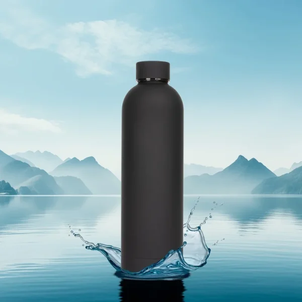 750ml Insulated Bottle Solid Color Stainless Steel Jug with Lid Large Capacity Ice Coffee Cup Portable for Driving Travel Home 6