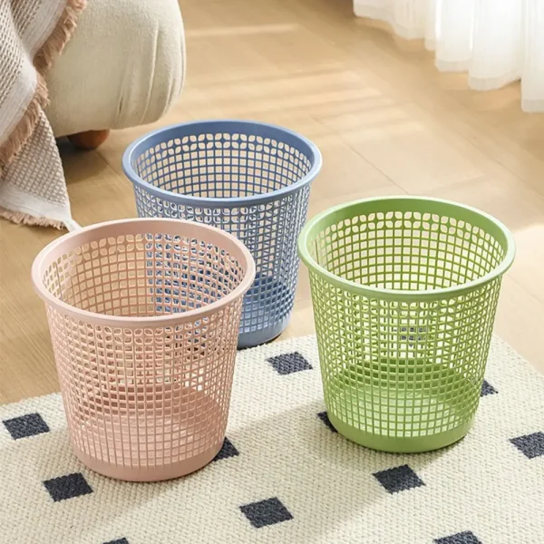 Plastics Trash Can Household Automatic Change Bag Waste Bin Keep Hands Clean Toilet Withdrawing Trash Can for Home&Kitchen 1