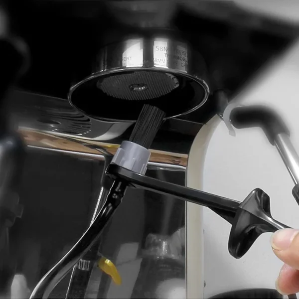 Steam Coffee Machine Cleaning Brush Replaceable Head Brewing Head Cleaning Long Handle Brush Kitchen Coffee Cleaning Brush Tool 2