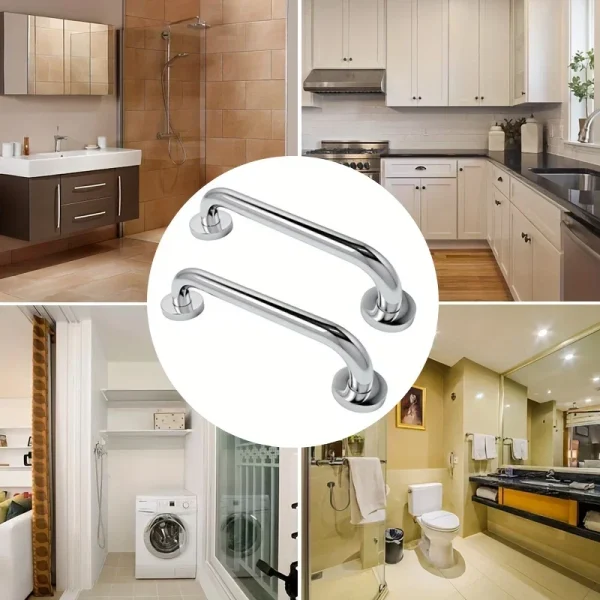 304 Stainless Steel Handrails, Accessible Bathroom, Bathroom, Safety Bathroom Handrails, Disabled Elderly Bathroom Handrails 3