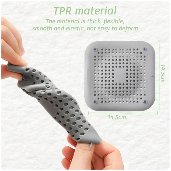 Drain Hair Catcher Filter Sink Anti-blocking Strainer Bathtub Shower Floor Silicone Stopper Cover Kitchen Bathroom Accessories 5