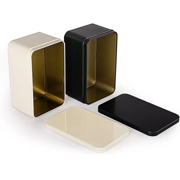 1pc Tin Box Metal Tin Jars Iron Tea Box Cookies Case Small Things Storage Boxes Bins Biscuit Container Candy Chocolate Organizer 6