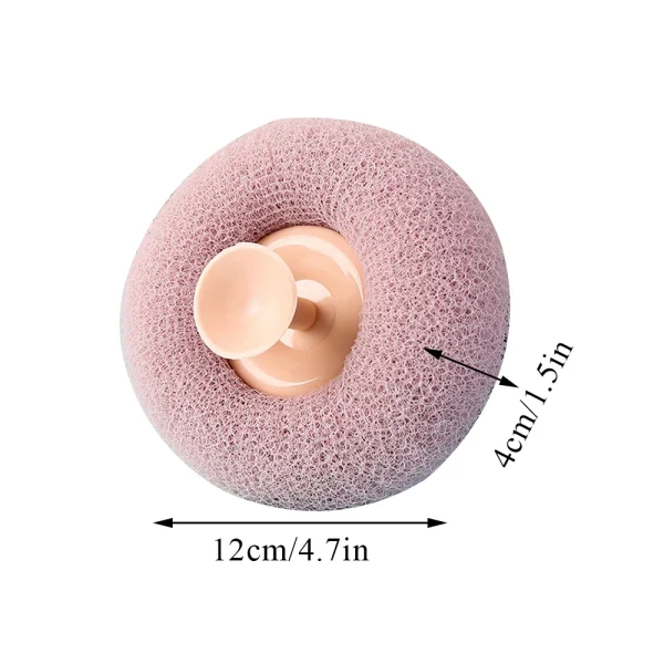 Round Soft Mesh Handheld Bath Sponge Balls Cleaning Brush Shower Body Cleaner Exfoliat Scrubbers Bath Ball Bathroom Accessories 6