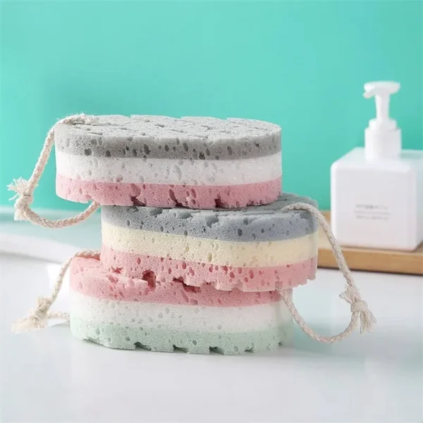 1PC Sponge Bath Ball Body Wash Exfoliating Massage Brush Scrub Body Brush Sponge Bathroom Accessories. 2