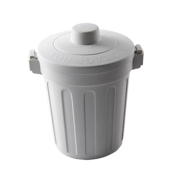 Flip Trash Waste Basket Desktop Mini Rubbish Bin Garbage Lid Cans Kitchen Desktop Garbage Can Plastic Home Office Storage 6