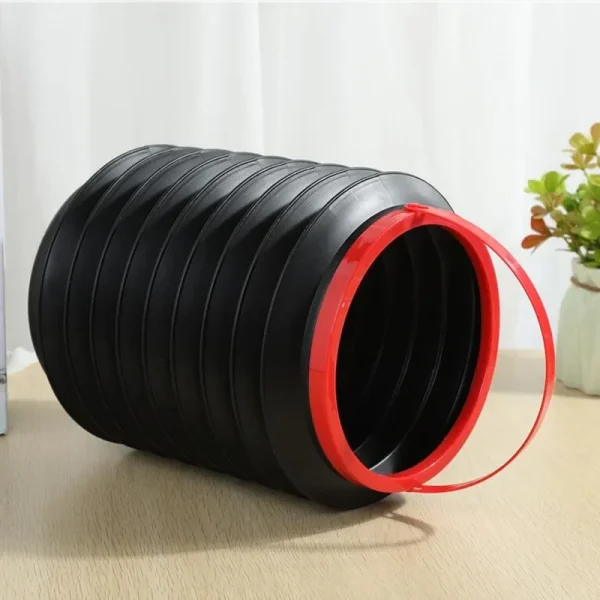 4L Foldable Car Multifunctional Telescopic Waste Bins Storage Bucket with Lid Portable Trash Can Household Kitchen Car Supplies 3