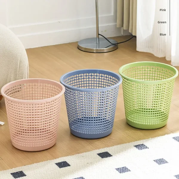 Plastics Trash Can Household Automatic Change Bag Waste Bin Keep Hands Clean Toilet Withdrawing Trash Can for Home&Kitchen 5