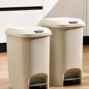 Large Capacity Trash Can Soft Close Step Trush Bin Trash Bucket Kitchen Accessories For Home Living Room Kitchen Recycle Bin 1