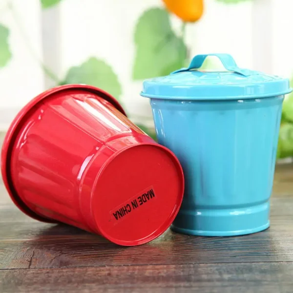 Trash Can Garbage Truck Cans Curbside Vehicle Garbage Separation Bin Toys Storage Box Home Desk Dustbin 3